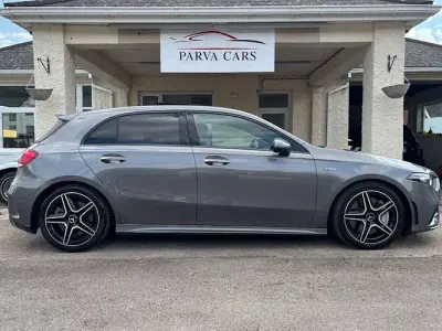 Used Mercedes A35 AMG Premium Plus 306 HP (225 kW) 2019 Grey Hatchback