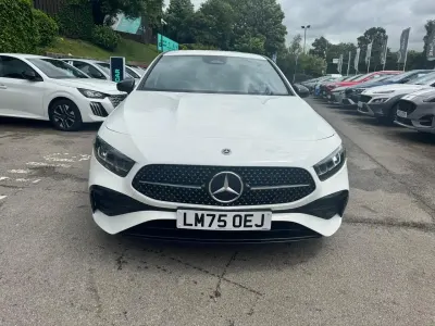 Used Mercedes A200 AMG line 175 HP (128 kW) 2025 White Hatchback