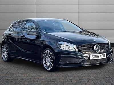 Used Mercedes A220 AMG 170 HP (125 kW) 2015 Cosmos black Hatchback