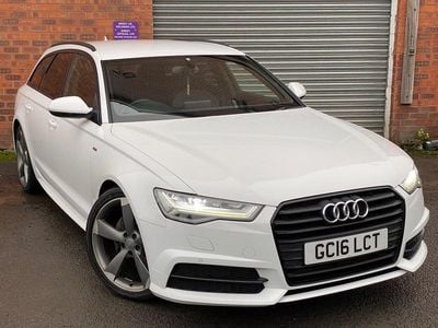 Begagnad Audi A6 Black Edition 190 HK (139 kW) 2016 Vit Kombi