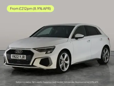 Used Audi A3 Sportback S-Line 110 HP (80 kW) 2022 White Hatchback