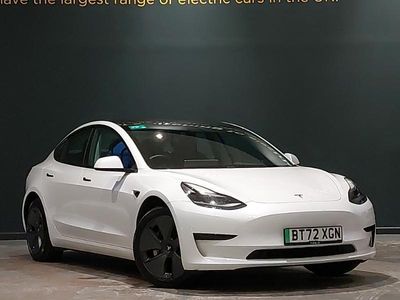 White Used 2022 Tesla Model 3 RWD Sedan | £18,298 (Expensive)