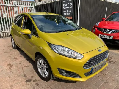 Used Ford Fiesta Zetec 2015 Yellow Hatchback