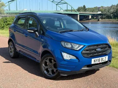 Used Ford Ecosport ST-Line 125 HP (91 kW) 2018 Blue SUV