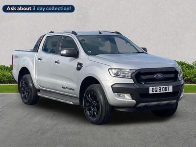 Used Ford Ranger Wildtrack 200 HP (147 kW) 2018 Silver Pickup