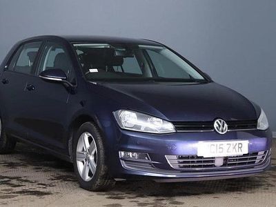 Used VW Golf VII Match 2015 Blue Hatchback