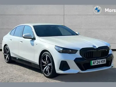 Used BMW i5 M Sport 250 kW (340 HP) 2024 Mineral white metallic Sedan
