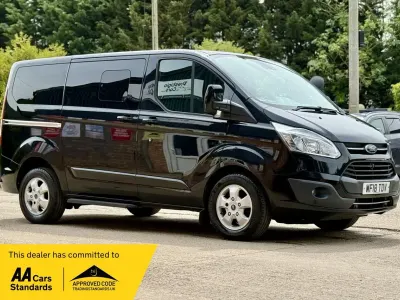 Used Ford Tourneo Custom Titanium 2018 Black Van