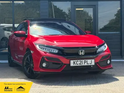 Used Honda Civic Sport 126 HP (92 kW) 2021 Red Hatchback