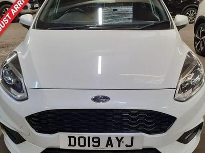 Begagnad Ford Fiesta ST-Line 125 HK (91 kW) 2019 Vit Halvkombi