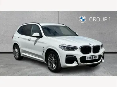 Used BMW X3 M Sport 190 HP (139 kW) 2019 White SUV