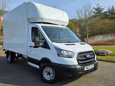 Used Ford Transit S 130 HP (95 kW) 2022 White Cabriolet