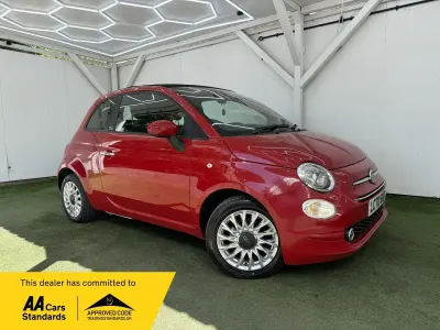 Used Fiat 500C Lounge 69 HP (50 kW) 2020 Red Cabriolet