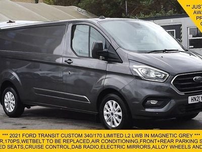 Used Ford Transit Custom Limited 170 HP (125 kW) 2021 Grey Van