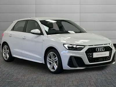 Used Audi A1 Sportback S-Line 148 HP (108 kW) 2022 Glacier white Hatchback