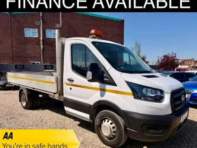 Used Ford Transit 130 HP (95 kW) 2021 White Cabriolet