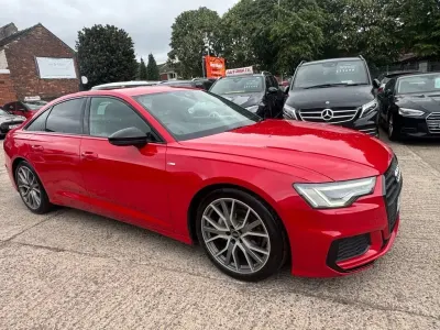 Used Audi A6 Black Edition 2021 Red Sedan