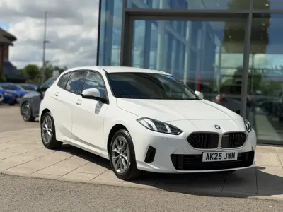 Used BMW 120 Sport Line 168 HP (123 kW) 2025 White Hatchback