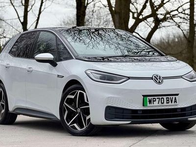 Used VW ID.3 Pro 150 kW (204 HP) 2020 White Hatchback