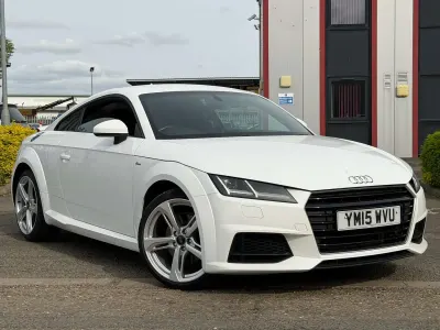 Used Audi TT S-Line 184 HP (135 kW) 2015 White Coupe