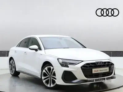 Used Audi A3 S-Line 150 HP (110 kW) 2025 White Sedan