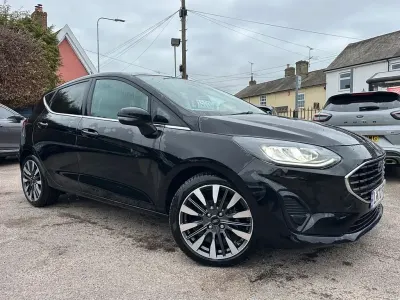 Used Ford Fiesta Titanium X 125 HP (91 kW) 2022 Black Hatchback