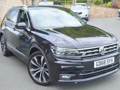 Używany VW Tiguan R-line 150 KM (110 kW) 2018 Czarny SUV