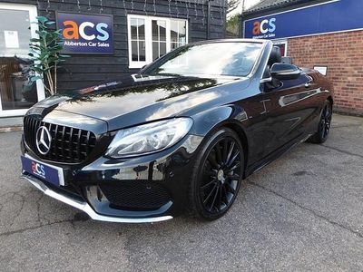 Black Used 2016 Mercedes C250 AMG Line Premium Plus Cabriolet | £14,995 (A bit pricey)
