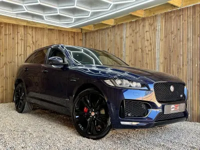 Used Jaguar F-Pace S 300 HP (220 kW) 2017 Blue SUV