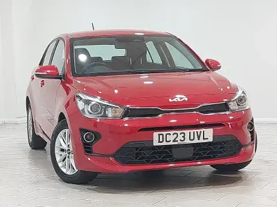 Used Kia Rio 83 HP (61 kW) 2023 Red Hatchback