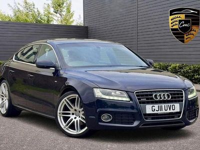 Used Audi A5 Sportback S-Line 2011 Blue Hatchback