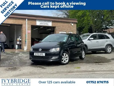 Begagnad VW Polo Match 85 HK (62 kW) 2013 Svart Halvkombi