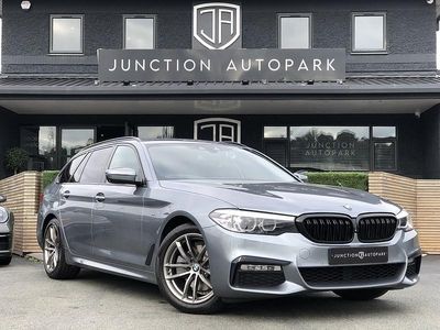 Blue Used 2018 BMW 520 M Sport Estate | £17,000 (Fair price)