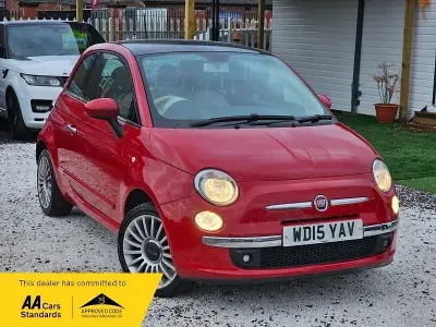 Używany Fiat 500 Lounge 69 KM (50 kW) 2015 Czerwony Hatchback