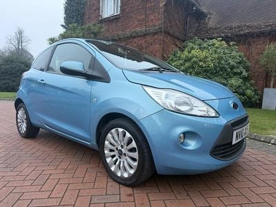 Used Ford Ka Zetec 2010 Blue Hatchback