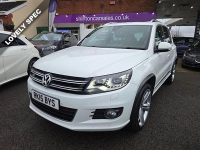 White Used 2015 VW Tiguan R-line SUV | £11,990 (Fair price)