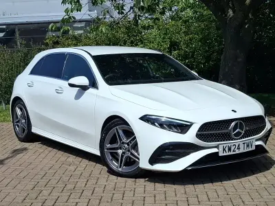 Used Mercedes A180 Executive 136 HP (100 kW) 2024 White Hatchback