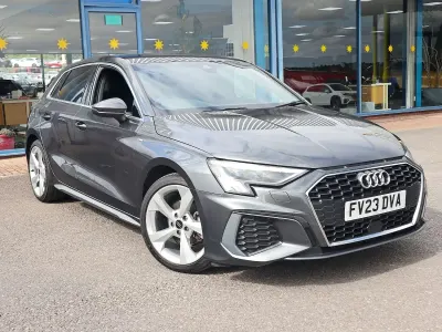 Used Audi A3 S-Line 150 HP (110 kW) 2023 Grey Sedan
