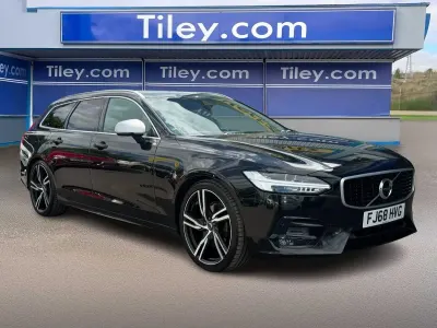 Used Volvo V90 R-Design Pro 187 HP (137 kW) 2018 Black Estate