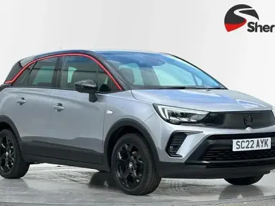 Used Vauxhall Crossland GS Line 110 HP (80 kW) 2022 Grey SUV