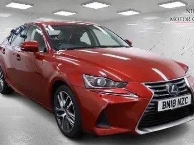 Used Lexus IS300h 2018 Red Sedan