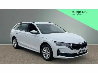 Used Skoda Octavia SE Technology 150 HP (110 kW) 2025 White Estate