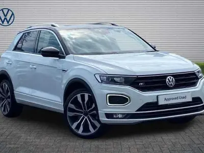 Usado VW T-Roc R-line 150 CV (110 kW) 2018 Blanco SUV