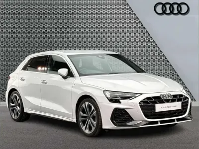 Used Audi A3 S-Line 147 HP (108 kW) 2025 White Hatchback