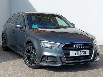 Used Audi A3 S-Line 150 HP (110 kW) 2018 Grey Sedan