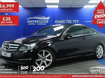 Black Used 2012 Mercedes C250 AMG Coupe | £6,999 (A bit pricey)