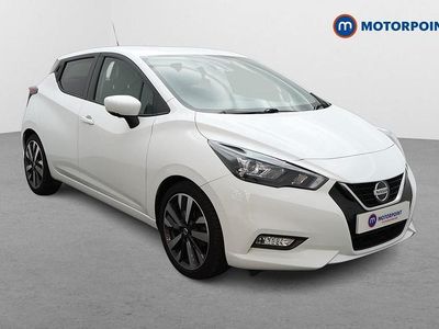 White Used 2022 Nissan Micra Tekna Hatchback | £14,299 (Fair price)