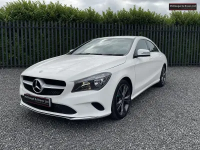 Used Mercedes CLA220 177 HP (130 kW) 2018 White Coupe