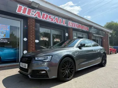 Used Audi A5 Black Edition 190 HP (139 kW) 2016 Grey Coupe