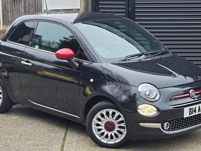 Used Fiat 500 Red 2022 Black Hatchback